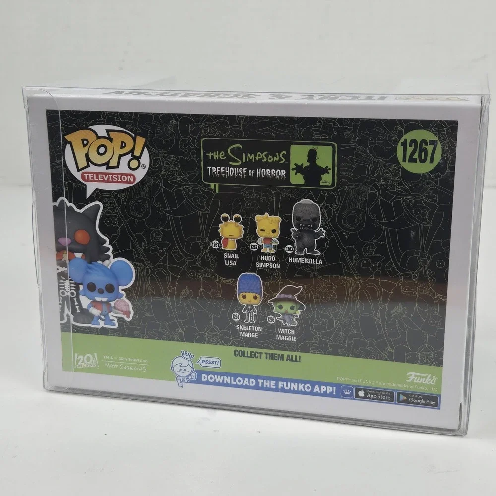 Funko Pop #1267 Itchy & Scratchy The Simpsons Treehouse of Horror Hot Topic NIB